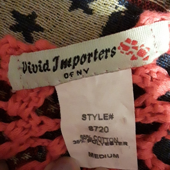 Vivid Importers of NY Boho Crocheted Tank - Picture 4 of 4